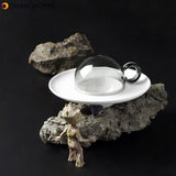 KISS KISS FISH UFO Flying Stack Cup Set Creative Fun Home Drinking Tools Ceramic Cup Set With Plate From Xiaomi Youpin