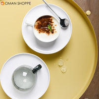 KISS KISS FISH UFO Flying Stack Cup Set Creative Fun Home Drinking Tools Ceramic Cup Set With Plate From Xiaomi Youpin