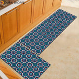 Kitchen Mat  Anti-slip Modern Area Rugs Living Room Balcony Bathroom Printed Carpet Doormat Hallway Geometric Bath Mat