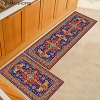 Kitchen Mat  Anti-slip Modern Area Rugs Living Room Balcony Bathroom Printed Carpet Doormat Hallway Geometric Bath Mat