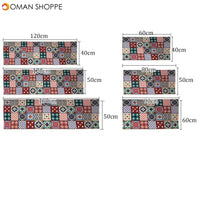 Kitchen Mat  Anti-slip Modern Area Rugs Living Room Balcony Bathroom Printed Carpet Doormat Hallway Geometric Bath Mat