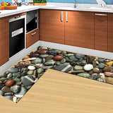 Kitchen Mat  Anti-slip Modern Area Rugs Living Room Balcony Bathroom Printed Carpet Doormat Hallway Geometric Bath Mat