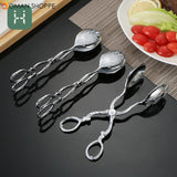 Kitchen Gadgets Foods Clip Zinc Alloy Bread Clamp Embossed Tong  Upscale Serving Food Tools For Pastry BBQ Pasta Fried Steak