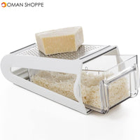 Kitchen Mini Vegetable Slicer Cheese Grater Potato Double-sided Grater Stainless Steel Grater for Cheese Vegetables