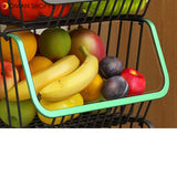 Kitchen Portable Rack Multilayer Portable Storage Household Bathroom Arrangement for Fruit Receives