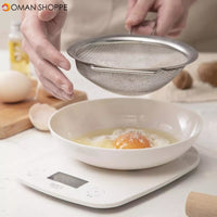 Kitchen Scales Electronic Digital Scale High Precision Food Weigh Balance With Tray ABS Eco-Friendly Material Baking Tool