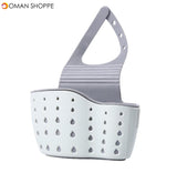 Kitchen Sponge Drain Holder Suction Cup Sink Shelf Soap Sucker Storage Rack Basket Wash Cloth