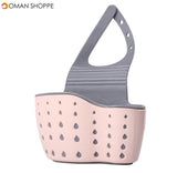 Kitchen Sponge Drain Holder Suction Cup Sink Shelf Soap Sucker Storage Rack Basket Wash Cloth