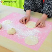 Large Silicone Dough Rolling Fondant Mat 50x40CM