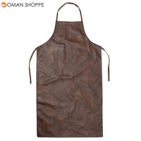 Leather Equipment Apron Waterproof Washable Heat Insulation Kitchen Aprons