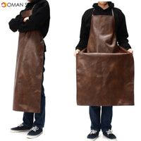 Leather Equipment Apron Waterproof Washable Heat Insulation Kitchen Aprons