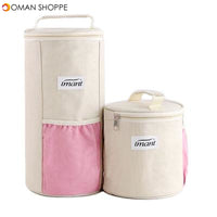 Linen New Portable Insulation Package Waterproof Lunch Bag Thermal Food Picnic Bags