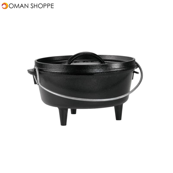 Lodge Cast Iron Camp Dutch Oven-L8Co3 & L12Dco3 2 Qt