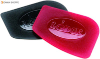 Lodge Handheld Cast Iron 2 Pieces Pan Scrapers, Red/Black Polycarbonate-SCRAPERPKMPK 