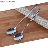 Long Round Spoon Stainless Steel 22cm 8.7''  2/6/10pcs