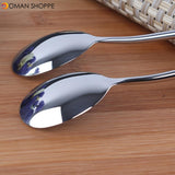 Long Round Spoon Stainless Steel 22cm 8.7''  2/6/10pcs