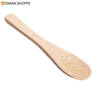 Long-stalked Bamboo Spoon Children Unbreakable Spoon Scoop Ladle Cooking Spoon