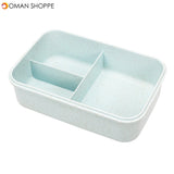 Lunch Box Spoon Chopsticks Case Compartment Food Container Storage Microwave