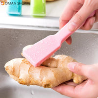 Magic Cleaning Brushes Silicone Dish Bowl Scouring Pad Pot Pan Clean Wash Brushes Kitchen Clean Tools