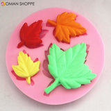 Mapple Leaf Silicone Fondant Mold Sugarcraft Cake Decorating Mould