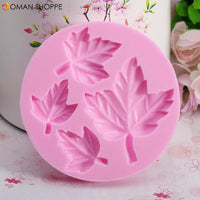 Mapple Leaf Silicone Fondant Mold Sugarcraft Cake Decorating Mould