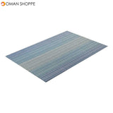 Mats Coaster Pads Placement Table Bowl Mats Cup Grid Stripe Rectangular Placemats PVC Dining Table Mat Insulation Heat Coaster