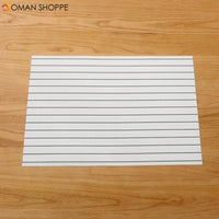 Mats Coaster Pads Placement Table Bowl Mats Cup Grid Stripe Rectangular Placemats PVC Dining Table Mat Insulation Heat Coaster