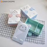 Microwavable Lunch Box Cute Cartoon Student Cute Cartoon Student Bento Box Portable Food Container