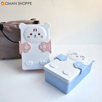 Microwavable Lunch Box Cute Cartoon Student Cute Cartoon Student Bento Box Portable Food Container