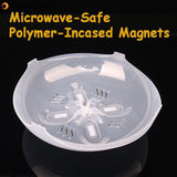 Microwave Hover Anti-Sputtering Cover New Food Splatter Guard Microwave Splatter Lid with Steam Vents 11.5 Inch