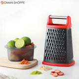 Multi-Function Stainless Steel Four Sides Planer Non-Stick Vegetable Grater Cheese Slicer Fruit Chopper for Kitchen Supplies