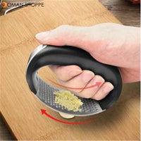 Multi-Function Stainless Steel Garlic Presser Manual Garlic Crusher Chopper Fruit Vegetable Cooking Tools Home Kitchen