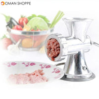 Multifunction Aluminum Alloy Manual Meat Grinder Mincer Sausage Machine 