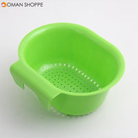 Multifunctional Creativity Hanging Sink Drain Basket Vegetables Fruit Storage Kitchen Organizer