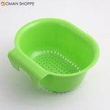 Multifunctional Creativity Hanging Sink Drain Basket Vegetables Fruit Storage Kitchen Organizer