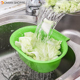 Multifunctional Creativity Hanging Sink Drain Basket Vegetables Fruit Storage Kitchen Organizer