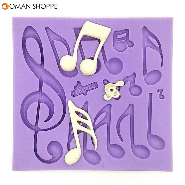 Musical Notes Fondant Cake Mold Silicone Chocolate Mold Baking Cake Decorating Tool