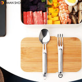 Nextool Stainless Steel Tableware Food Spoon Fork Sophisticated Portable Dinnerware Set From Xiaomi Youpin