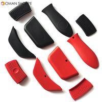 Non-Slip Silicone Hot Handle Holder Potholder Cast Iron Skillets Sleeve Grip Cover (as pic)