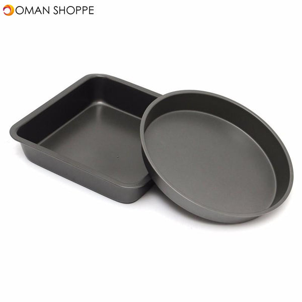 Non-Stick Bakeware Cake Baking Tin Tray Bakeware Pan Mould Bake Mold Round Square Shape DIY Baking Tools for Wedding Party Birthday