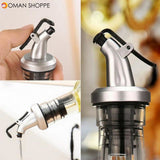 Olive Oil Sprayer Vinegar Seal Leak-proof Lock Plug Bottles Cover ABS Food Grade Plastic Nozzle Sprayer Liquid Dispenser Bottle Stopper