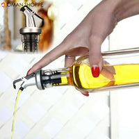 Olive Oil Sprayer Vinegar Seal Leak-proof Lock Plug Bottles Cover ABS Food Grade Plastic Nozzle Sprayer Liquid Dispenser Bottle Stopper