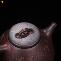 Original Ore Purple Clay,Wood Burning,Tea Set Stone Scoop Teapot,Drink ware, Pot,For Green Tea,Dark tea