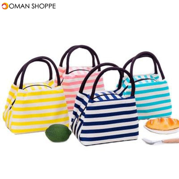 Oxford Cloth Lunch Bag New Portable Insulation Package Waterproof Printing Bag