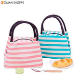 Oxford Cloth Lunch Bag New Portable Insulation Package Waterproof Printing Bag