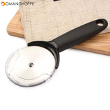 Pizza Slitting Roller Cutter Stainless Steel Pizza Cutter Wrench with Protective Cover Cut Pizza Tool