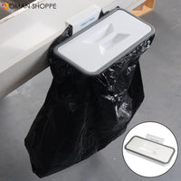 Plastic Attach-A-Trash Hanging Garbage Trash Bag Holder Kitchen Bathroom Tool