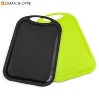 Plastic Chopping Block Meat Vegetable Cutting Board Non-Slip Anti Overflow With Hang Hole