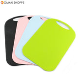 Plastic Chopping Block Meat Vegetable Cutting Board Non-Slip Anti Overflow With Hang Hole