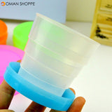 Plastic Outdoor Folding Water Cup Camping Hiking Folding Drinking Cup